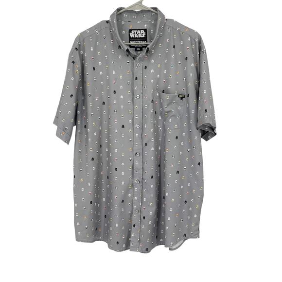 RSVLTS Star Wars Lil Troopers KUNUFLEX Short Sleeve Shirt Size 2XL Party Shirt - Picture 1 of 8